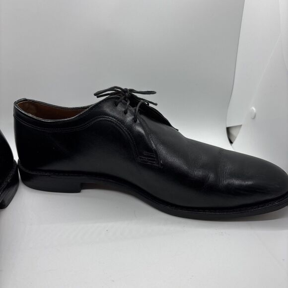 Allen Edmonds Grantham Mens Size 11.5 D Black Plain Toe Derby Dress Oxford Shoes main image 8